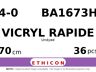 Vicryl Rapide BA1673H hechtdraad - ST-4 4-0 - 70cm - | per 36 st. |