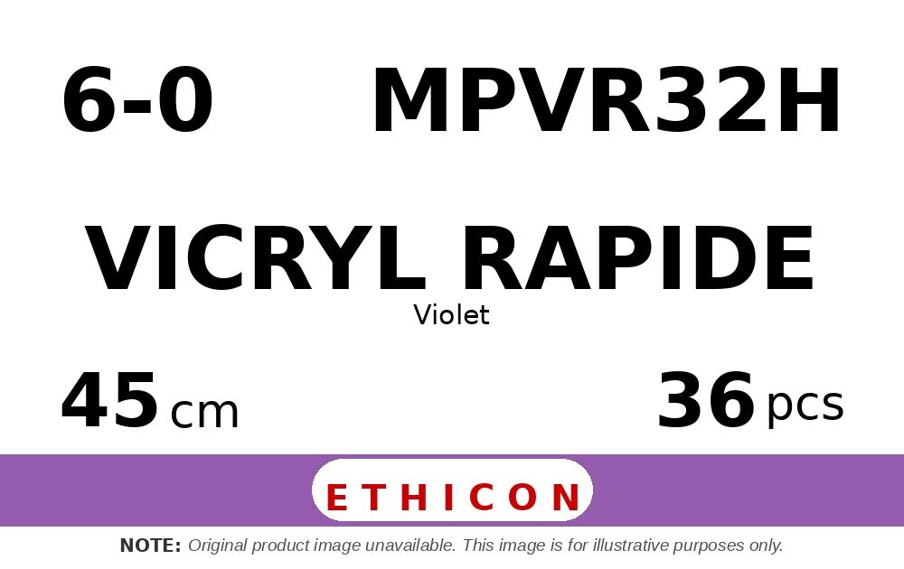 Vicryl Rapide MPVR32H hechtdraad - P-1 6-0 - 45cm - | per 36 st. | - afbeelding 0
