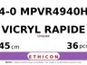 Vicryl Rapide MPVR4940H hechtdraad - P-3 4-0 - 45cm - | per 36 st. |