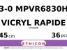 Vicryl Rapide MPVR6830H hechtdraad - PS-1 3-0 - 45cm - | per 36 st. |
