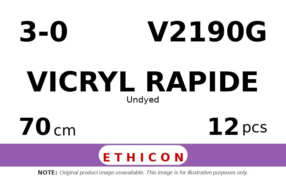 Vicryl Rapide V2190G hechtdraad - SH-1 3-0 - 70cm - | per 12 st. |