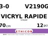 Vicryl Rapide V2190G hechtdraad - SH-1 3-0 - 70cm - | per 12 st. |