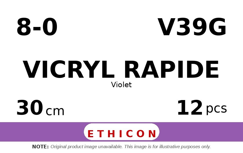 Vicryl Rapide V39G hechtdraad - GS-9 8-0 - 30cm - | per 12 st. |