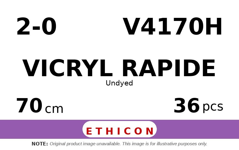 Vicryl Rapide V4170H hechtdraad - SH 2-0 - 70cm - | per 36 st. |