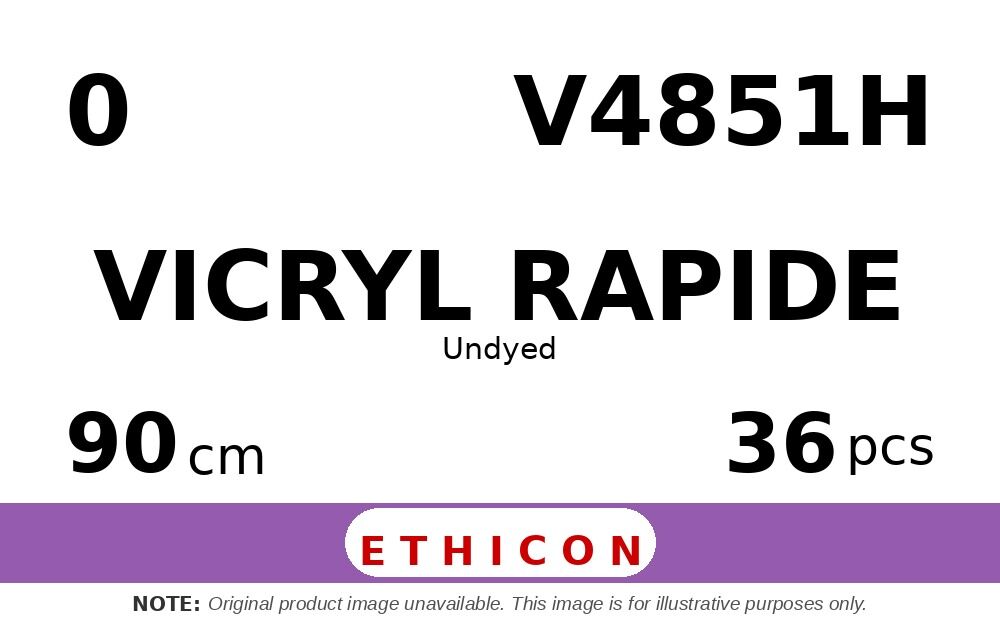 Vicryl Rapide V4851H hechtdraad - CP 0 - 90cm - | per 36 st. |