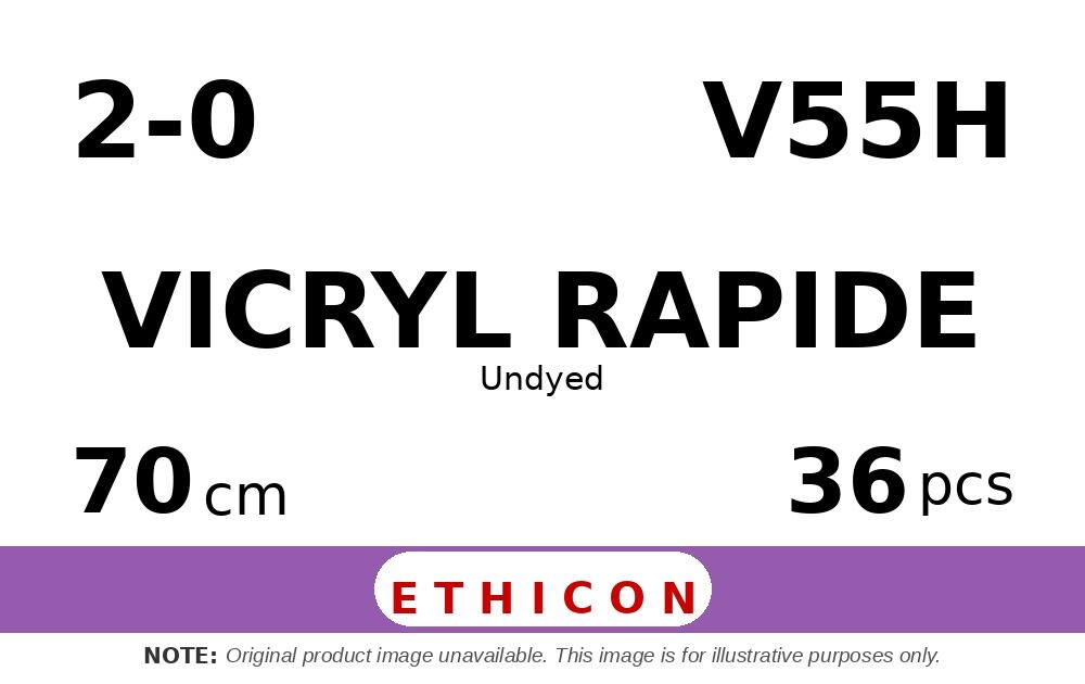 Vicryl Rapide V55H hechtdraad - CT-2 2-0 - 70cm - | per 36 st. |