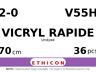 Vicryl Rapide V55H hechtdraad - CT-2 2-0 - 70cm - | per 36 st. |