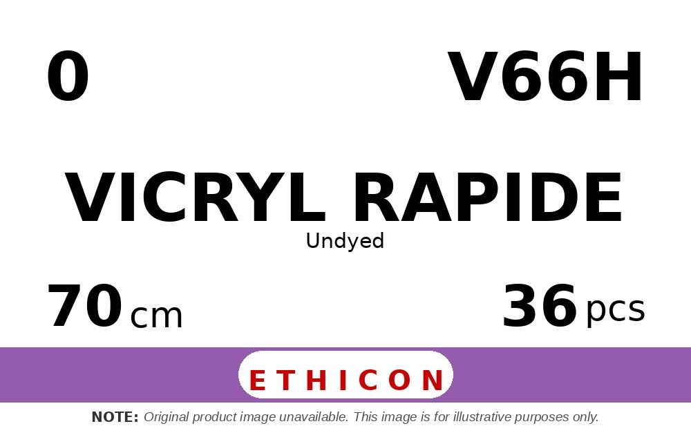 Vicryl Rapide V66H hechtdraad - SH 0 - 70cm - | per 36 st. |