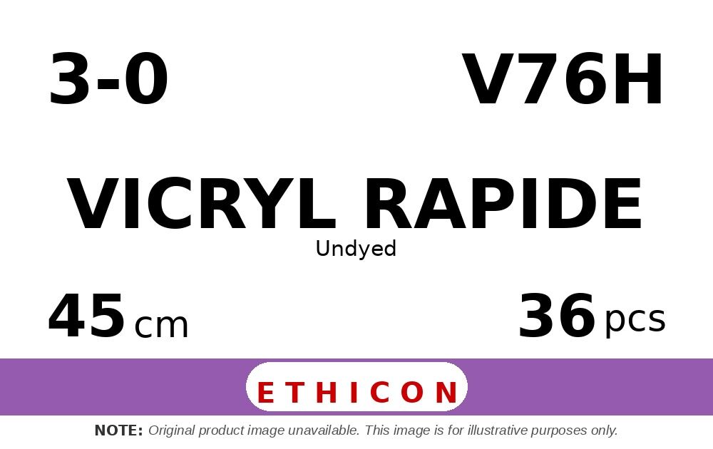 Vicryl Rapide V76H hechtdraad - J-1 3-0 - 45cm - | per 36 st. |