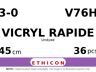 Vicryl Rapide V76H hechtdraad - J-1 3-0 - 45cm - | per 36 st. |