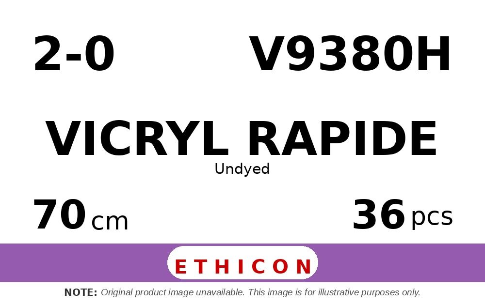 Vicryl Rapide V9380H hechtdraad - PS-1 2-0 - 70cm - | per 36 st. |