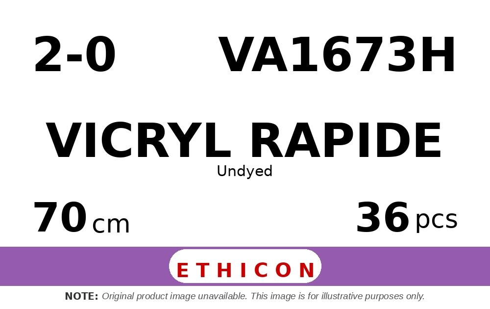 Vicryl Rapide VA1673H hechtdraad - UR-5 2-0 - 70cm - | per 36 st. |