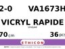 Vicryl Rapide VA1673H hechtdraad - UR-5 2-0 - 70cm - | per 36 st. |