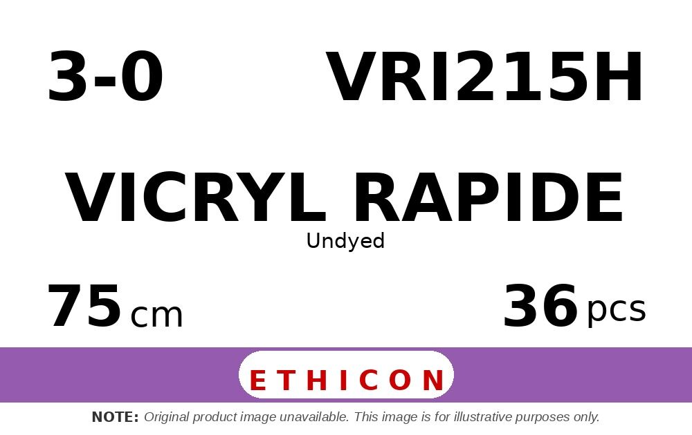 Vicryl Rapide VRI215H hechtdraad - RB-1 3-0 - 75cm - | per 36 st. |