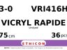 Vicryl Rapide VRI416H hechtdraad - SH 3-0 - 75cm - | per 36 st. |