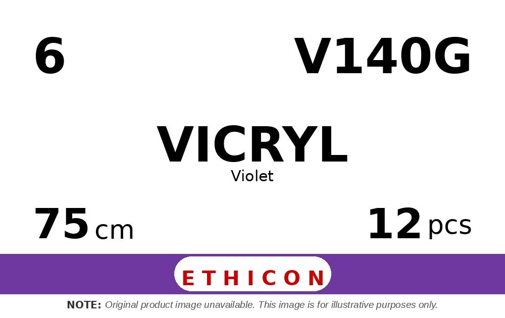 Vicryl V140G hechtdraad - BPT-1 6 - 75cm - | per 12 st. |
