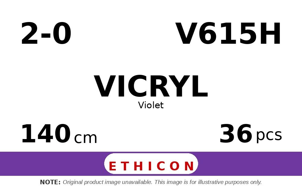 Vicryl V615H hechtdraad - SUTUPAK 2-0 - 140cm - | per 36 st. |