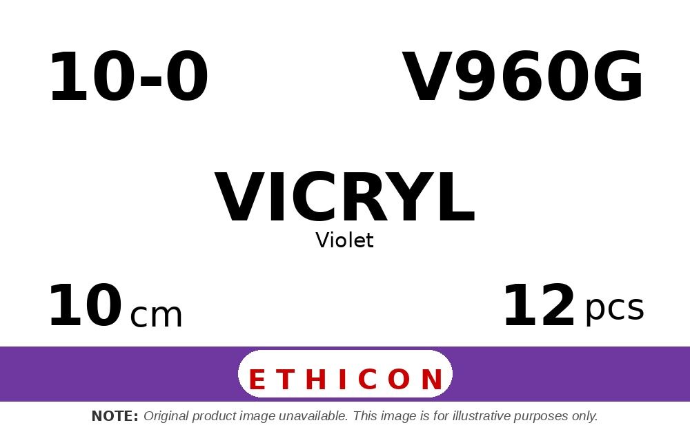 Vicryl V960G hechtdraad - CS140-6 10-0 - 10cm - | per 12 st. |