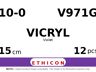 Vicryl V971G hechtdraad - BV-4 10-0 - 15cm - | per 12 st. |