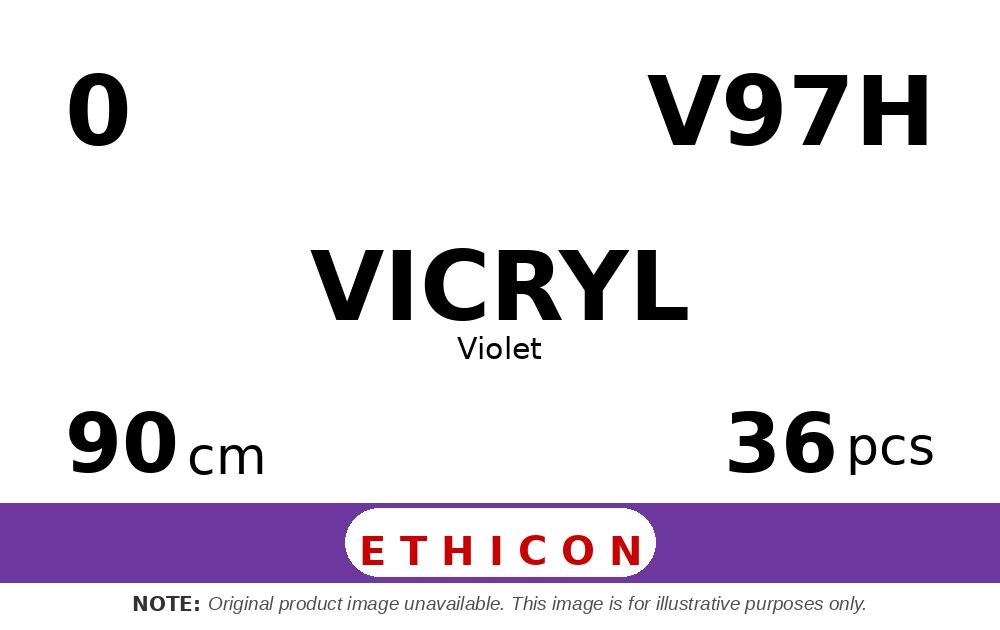 Vicryl V97H hechtdraad - LH 0 - 90cm - | per 36 st. |
