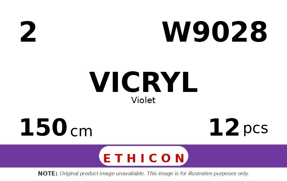 Vicryl W9028 hechtdraad - SUTUPAK 2 - 150cm - | per 12 st. |