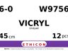 Vicryl W9756 hechtdraad - S-22 6-0 - 45cm - | per 12 st. |