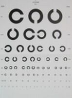 Visuskaart landoltse ringen 5m transparant