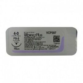 Vicryl Plus hechtdraad 4-0 met VCP392ZH FS2 naald 45cm per 36st.