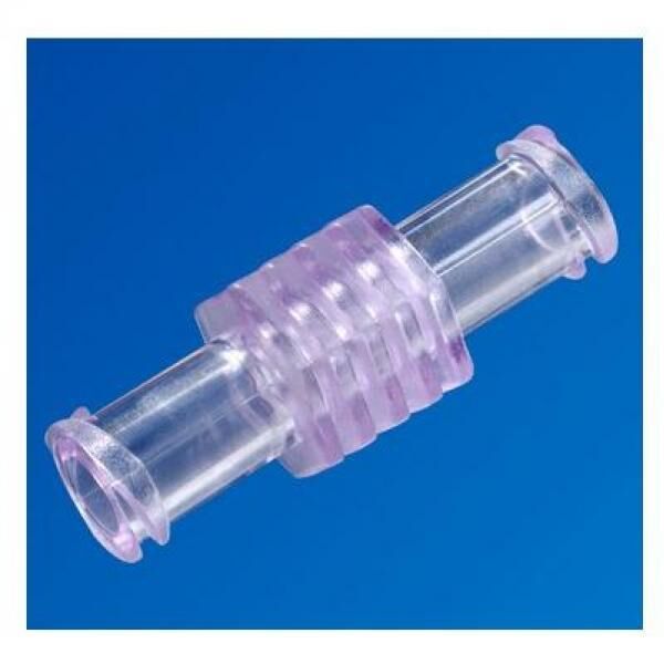 Paarse koppelstukjes voor spuitjes vygon female - female verbinding per 10ST