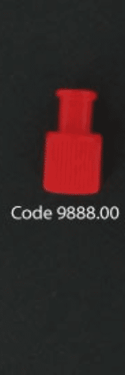 Vygon Vycap Dualstop rood per 100 stuks - afbeelding 0