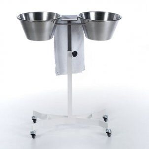 Waskomtrolley met waskommen UIT ASSORTIMENT 