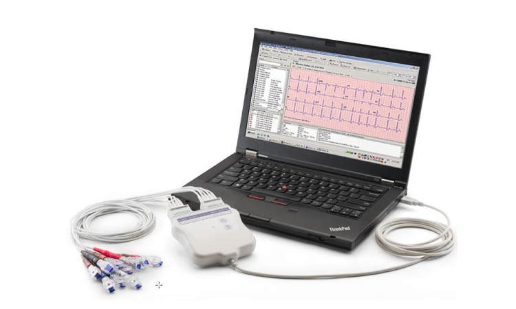 Welch Allyn Cardioperfect AM12 PC Based rust ECG toestel met interpretatie - afbeelding 0