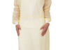 Wirocomplete knit isolatiejas PP PE coating gebreid manchet knooplinten XL geel per 10x10ST
