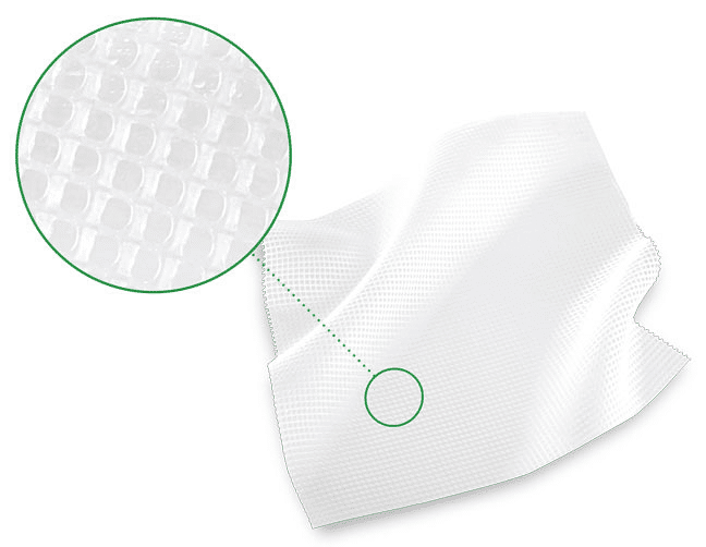 Lomatuell pro fijnmazig polyestergaas