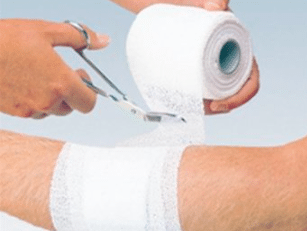 Hekahaft zelfklevend verband 6cm x 4m per 5 rollen - afbeelding 1