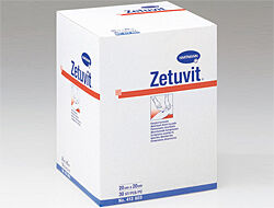 Hartmann Zetuvit absorberende kompressen 10x10cm per 30st. niet steriel.