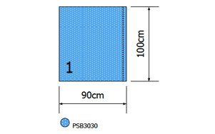 Euroguard zelfklevend afdeklaken zijlaken 2 laags 100x90cm per 28st.