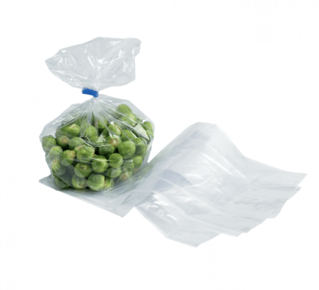 Zijvouwzakken 16/5x50cm transparant ldpe 1000st. 