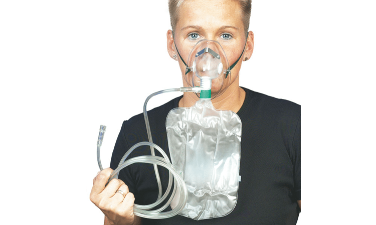 DCT 02 non-breathing zuurstofmasker steriel verpakt per stuk - afbeelding 0