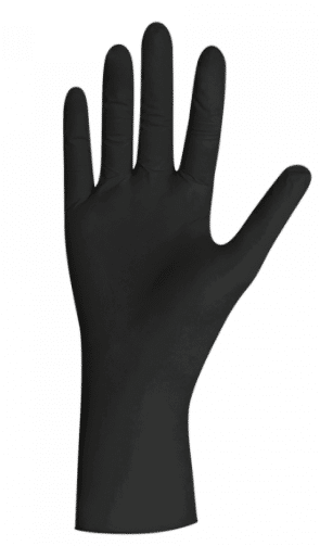 Nitril handschoenen zwart black pearl unigloves per 100st.
