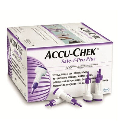 Accu-Chek Safe-T-Pro Plus lancetten per 200st.