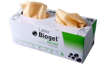 Biogel dental steriele latex handschoenen per 25 paar