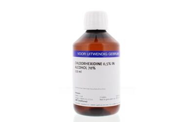 Chloorhexidine in Alcohol 1000ml per 6 flacons