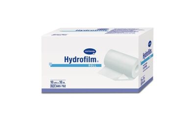 Hydrofilm transparant folieverband op rol 10m x 10cm 