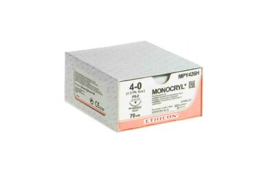 Monocryl hechtdraad 4-0 P3 naald Y494H 45cm per 36st.