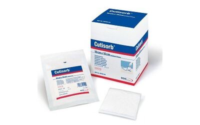 Cutisorb absorberend verband 10x10cm 25st.