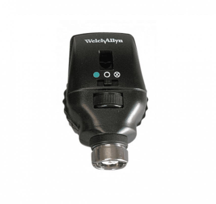  Welch Allyn ophthalmoscoop coaxial plus met blauwfilter 68 lenzen