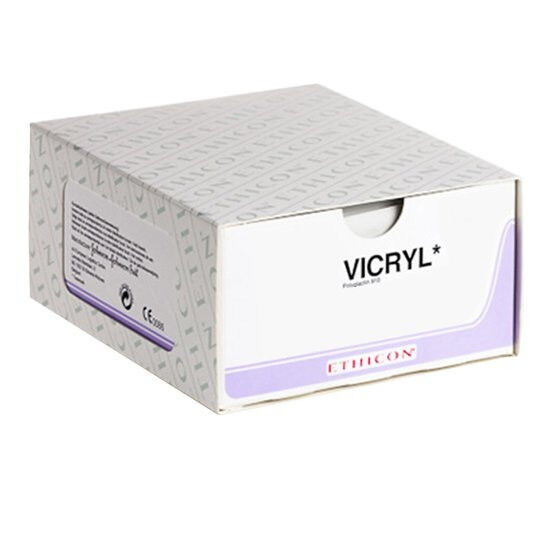 Vicryl hechtdraad 2-0 FS-1 naald V443H 70cm draad 36st.