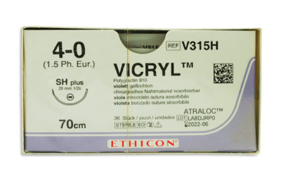 Vicryl ct violet 70cm M1.5 USP4-0 s/a 5h plus 36st