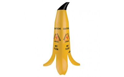 Waarschuwingsbord Banana